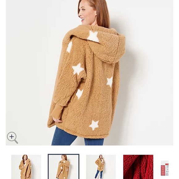 Oversized Sherpa Lounger Coat - Picture 2 of 5